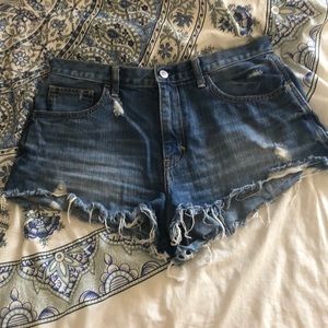 Denim shorts